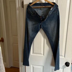 Lucky Brand Light Blue Denim Jeans with Gold Stitching